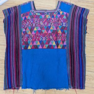 Huipil (blouse) from Guatemala, cotton, large